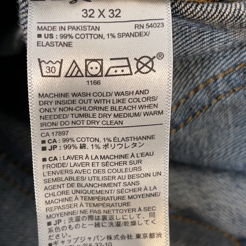 Banana Republic Authentic Blue Wash Denim Jeans Size 32x32 - Picture 8 of 9